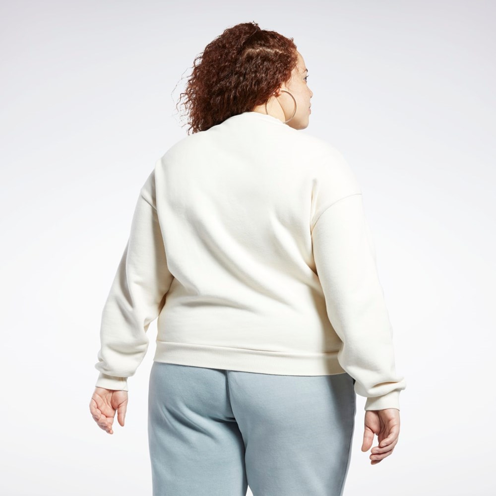 Reebok Classics Natural Dye Sweatshirt (Plus Size) Non-Dyed | 57LIQWZYT
