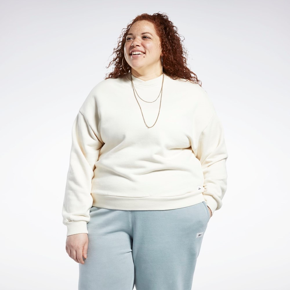 Reebok Classics Natural Dye Sweatshirt (Plus Size) Non-Dyed | 57LIQWZYT