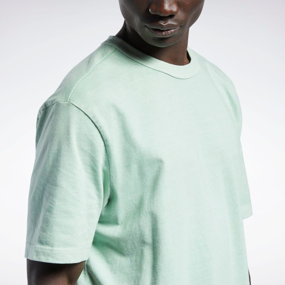 Reebok Classics Natural Dye T-Shirt Verde Menta | 03HCEBWYM