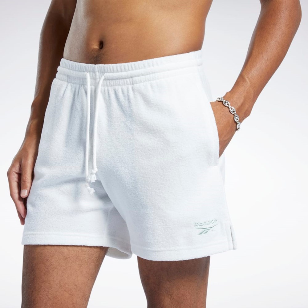 Reebok Classics Terry Shorts Chalk | 63WNISOUG