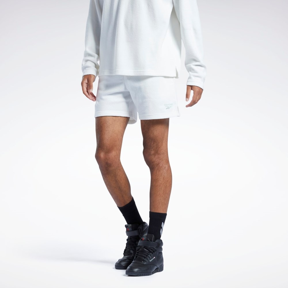 Reebok Classics Terry Shorts Chalk | 63WNISOUG