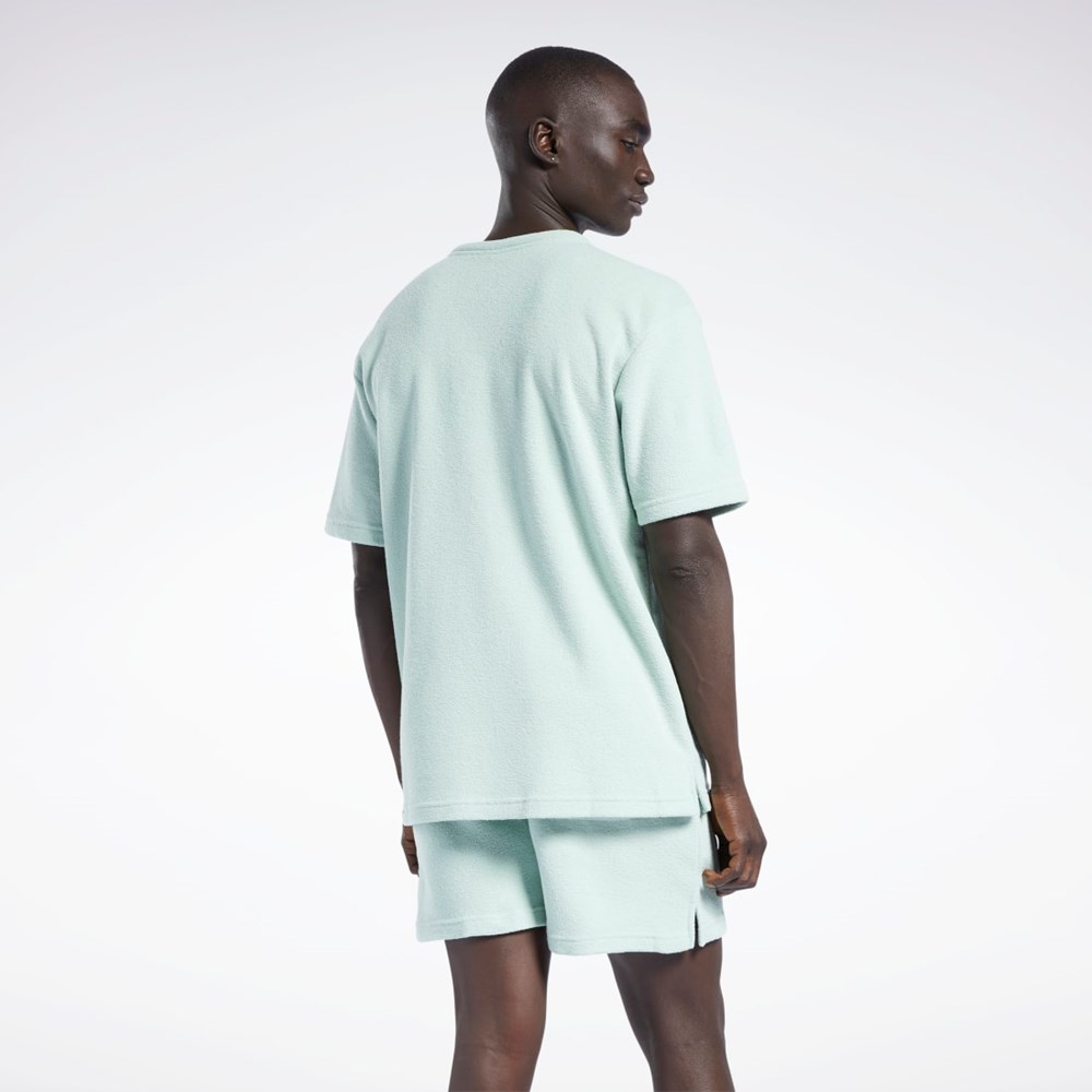 Reebok Classics Terry T-Shirt Verde Menta | 72VAPHLJU
