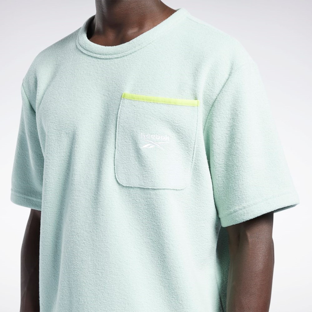 Reebok Classics Terry T-Shirt Verde Menta | 72VAPHLJU