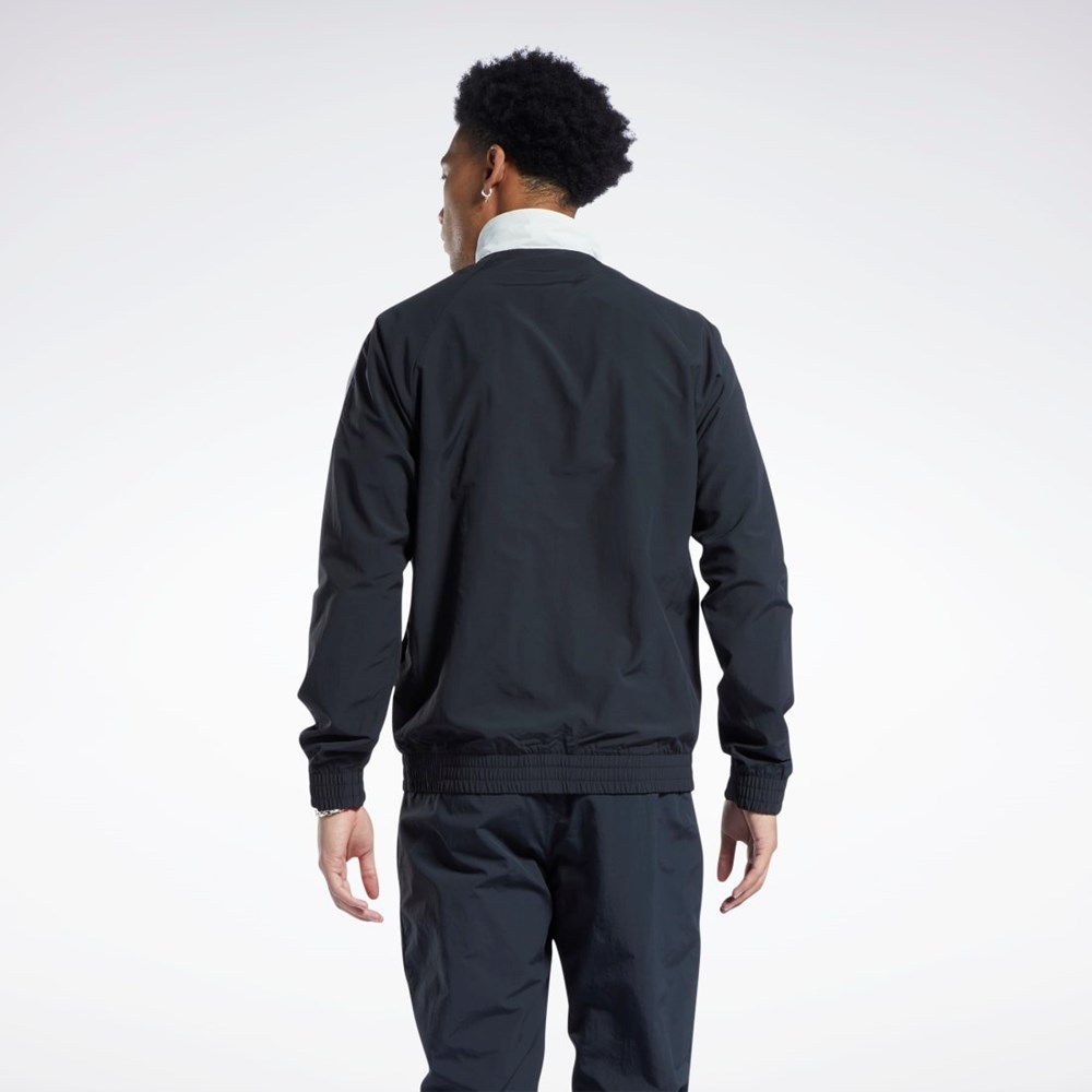 Reebok Classics Vector Pista Jacket Negras Negras | 42FOCMRSL
