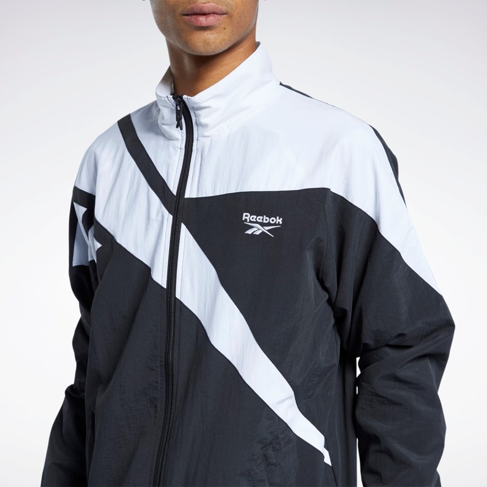 Reebok Classics Vector Pista Jacket Negras | 89IXHWEZC