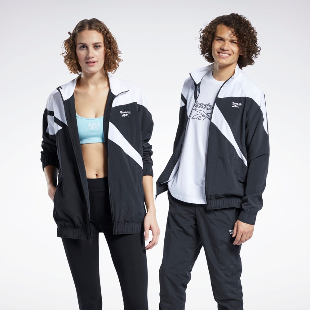 Reebok Classics Vector Pista Jacket Negras | 89IXHWEZC
