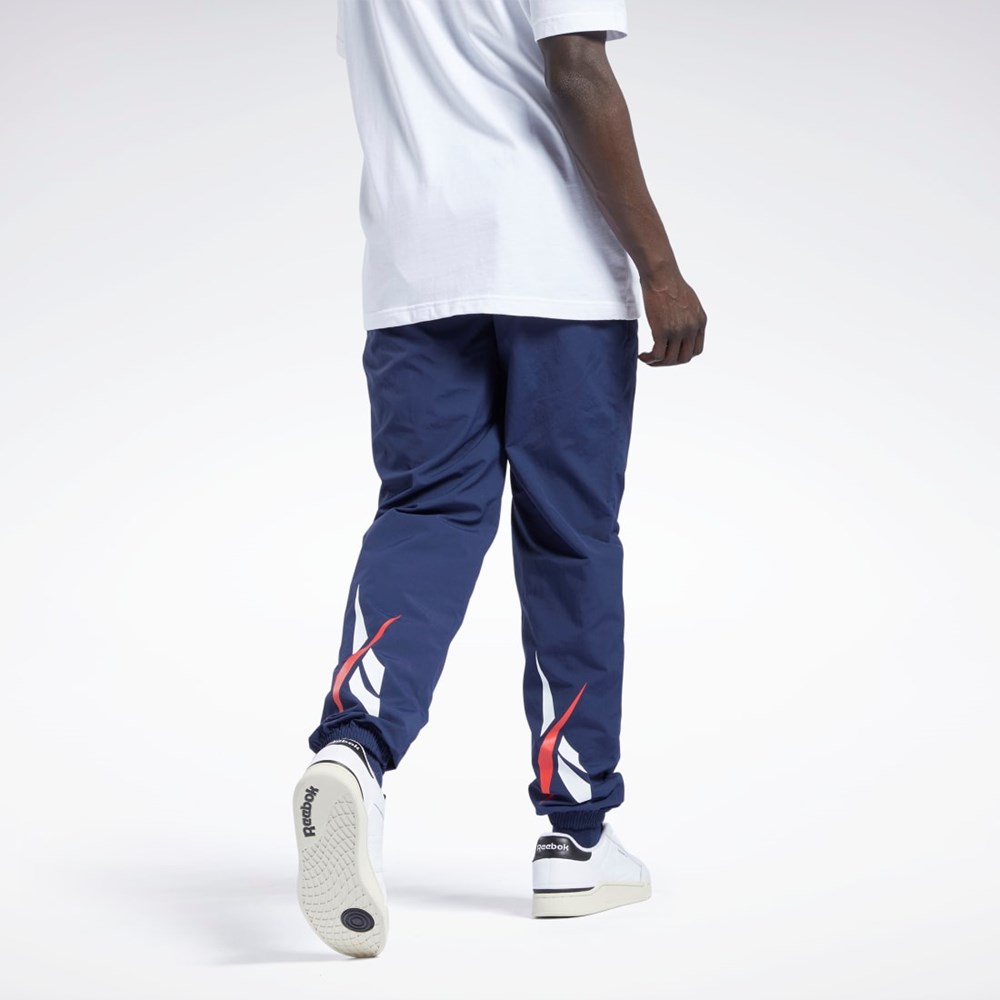 Reebok Classics Vector Pista Pants Azul Marino | 40DVQIXHN