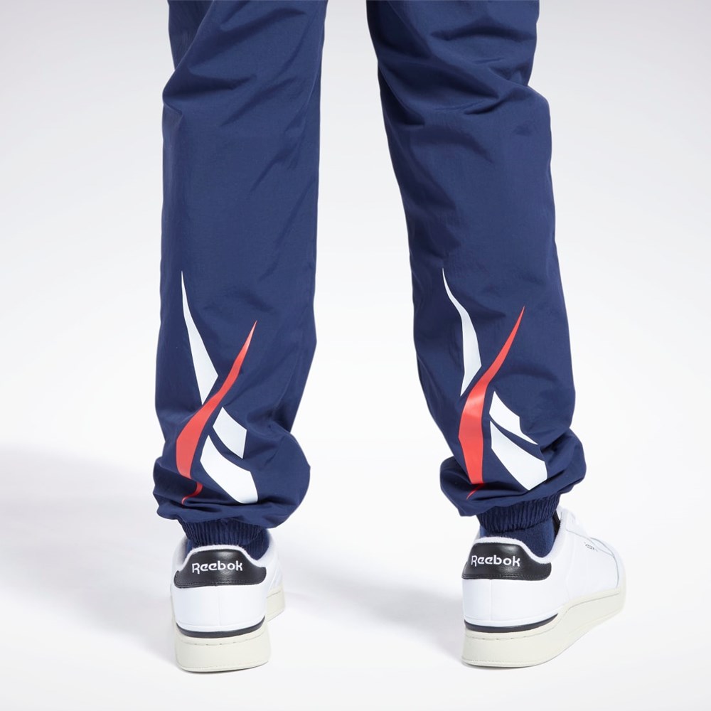 Reebok Classics Vector Pista Pants Azul Marino | 40DVQIXHN