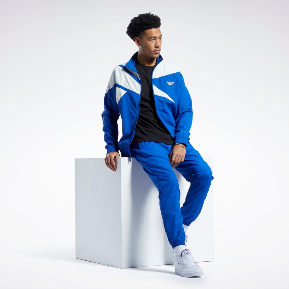 Reebok Classics Vector Pista Pants Azules | 93DYCPSFH
