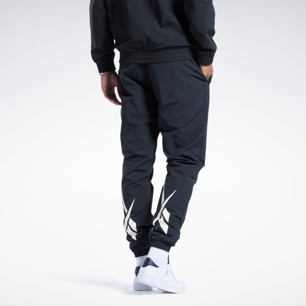 Reebok Classics Vector Pista Pants Negras Negras | 15FGUKZTQ