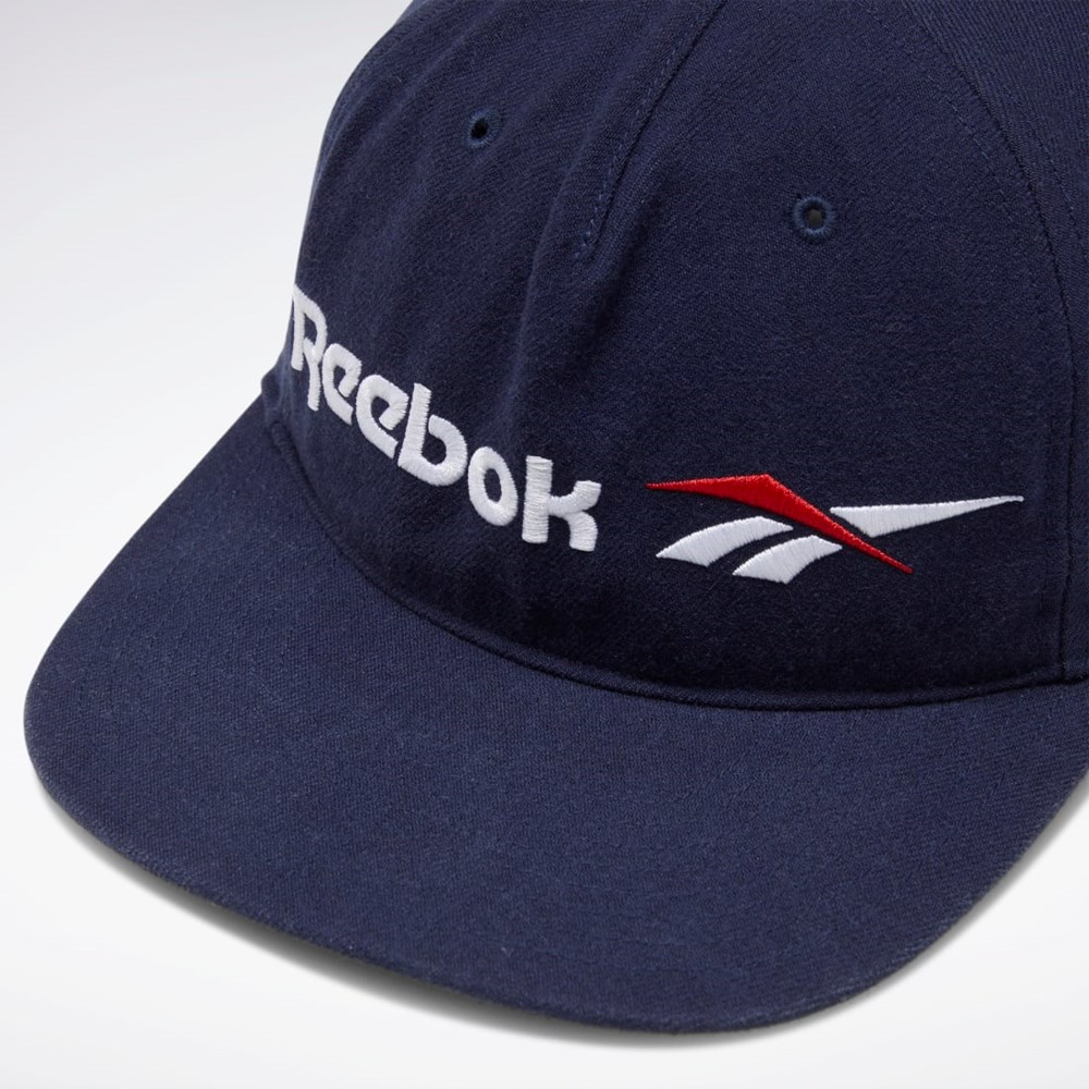 Reebok Classics Vector Planos Peak Hat Azul Marino Azul Marino | 10CSEJBDP