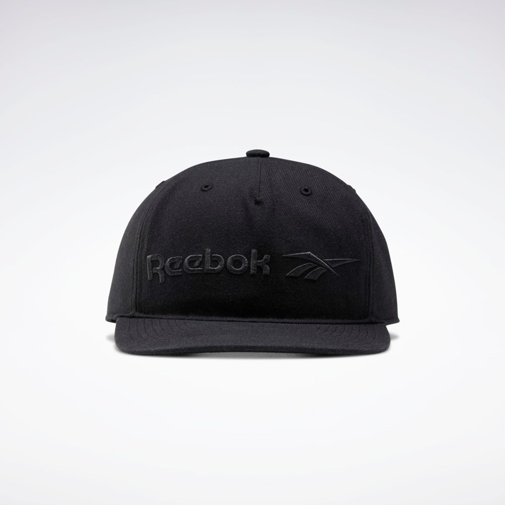 Reebok Classics Vector Planos Peak Hat Negras Negras Negras | 32BMKQAWS