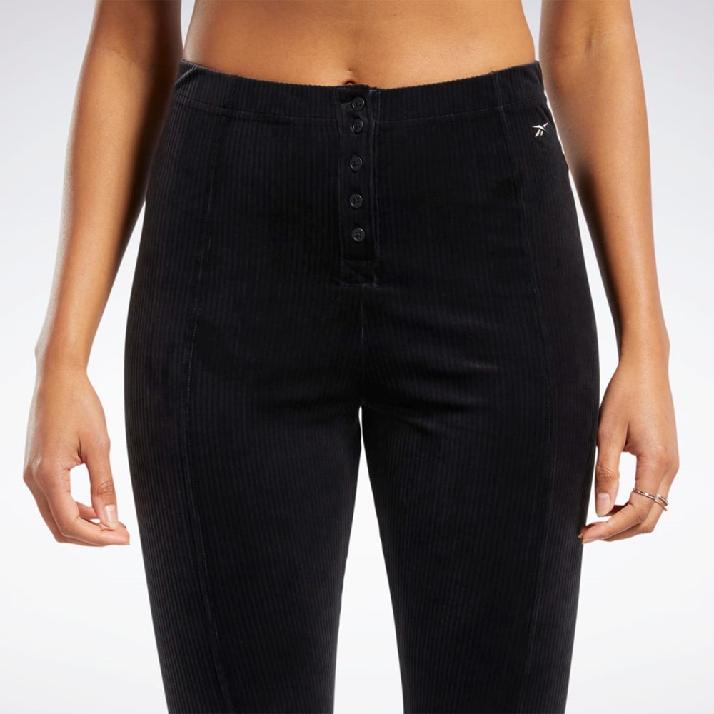 Reebok Classics Velour Tights Negras | 05WZHJKNS