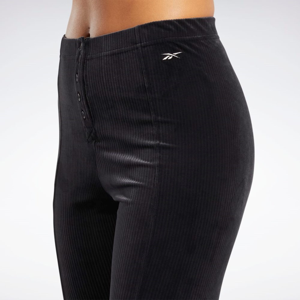 Reebok Classics Velour Tights Negras | 05WZHJKNS