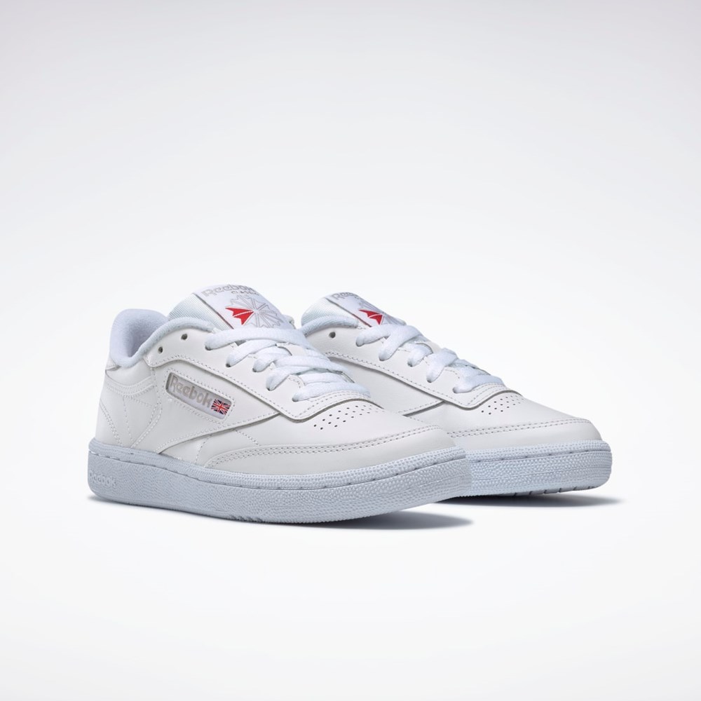 Reebok Club C 85 Shoes Blancas Gris Claro | 36JCVYHBS