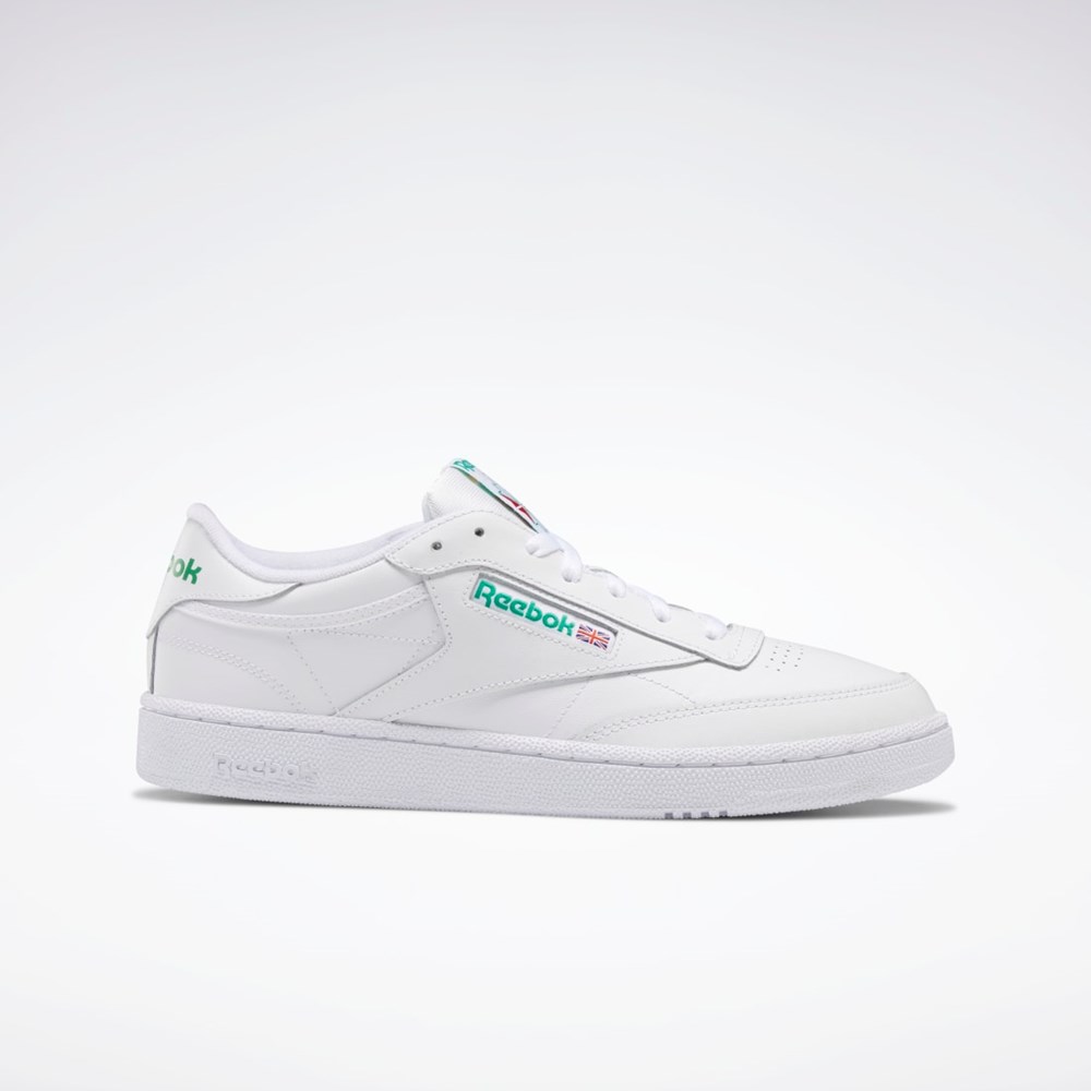 Reebok Club C 85 Shoes Blancas Verde | 20SOUIRGW