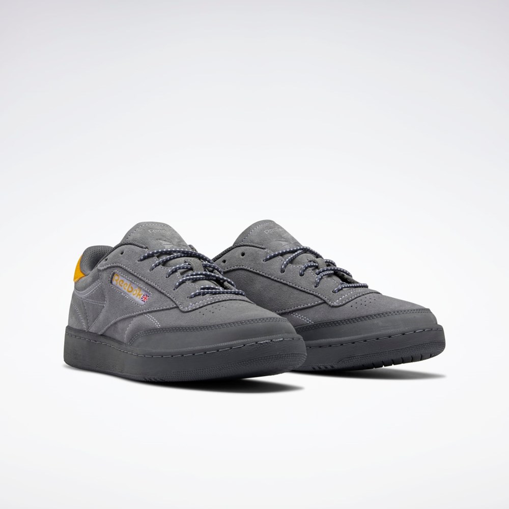 Reebok Club C 85 Shoes Gris Gris | 97UNYJHCQ