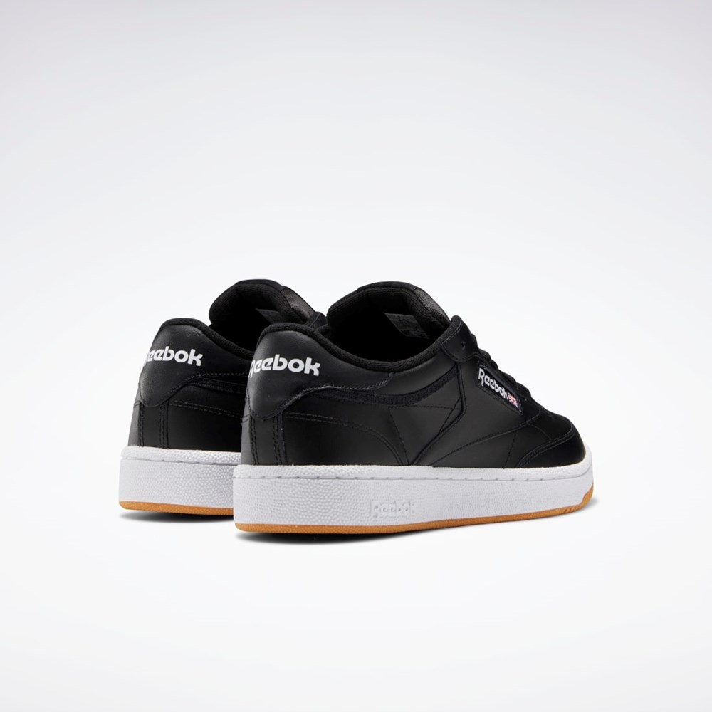 Reebok Club C 85 Shoes Negras Blancas | 37YLETHJK