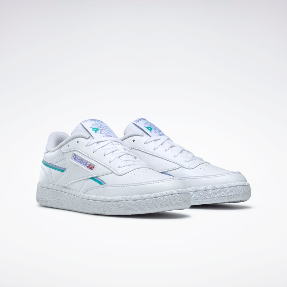 Reebok Club C 85 Vegan Shoes Blancas | 76NMYJCVT