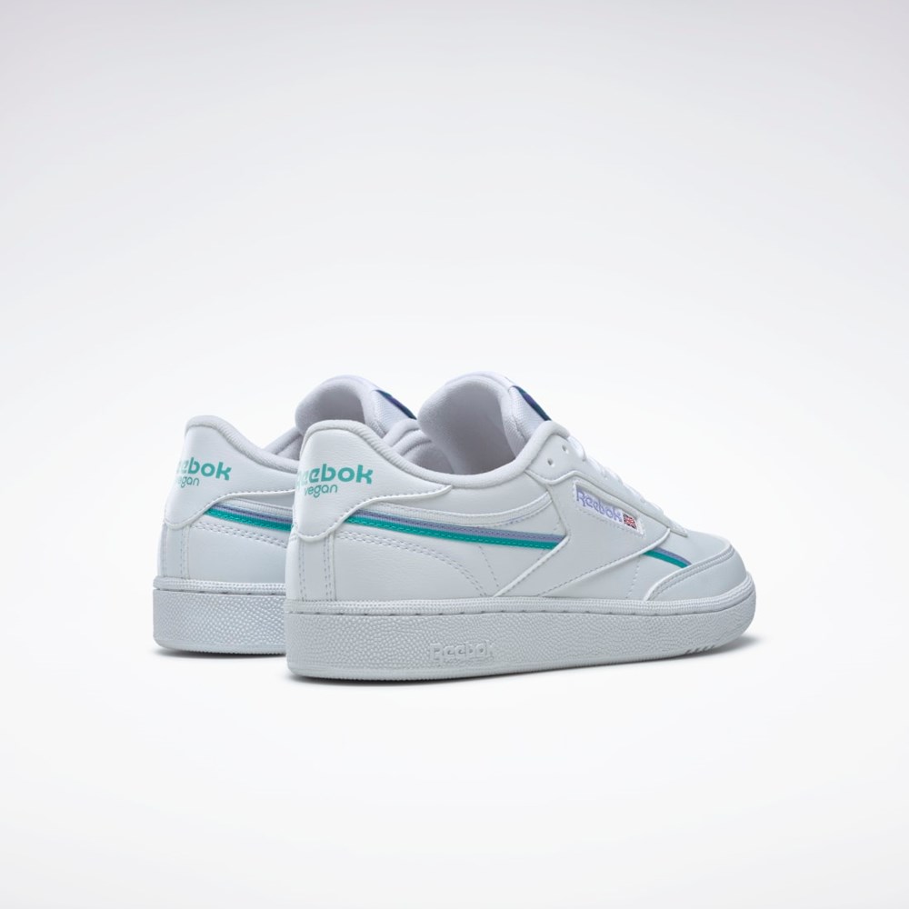 Reebok Club C 85 Vegan Shoes Blancas | 76NMYJCVT