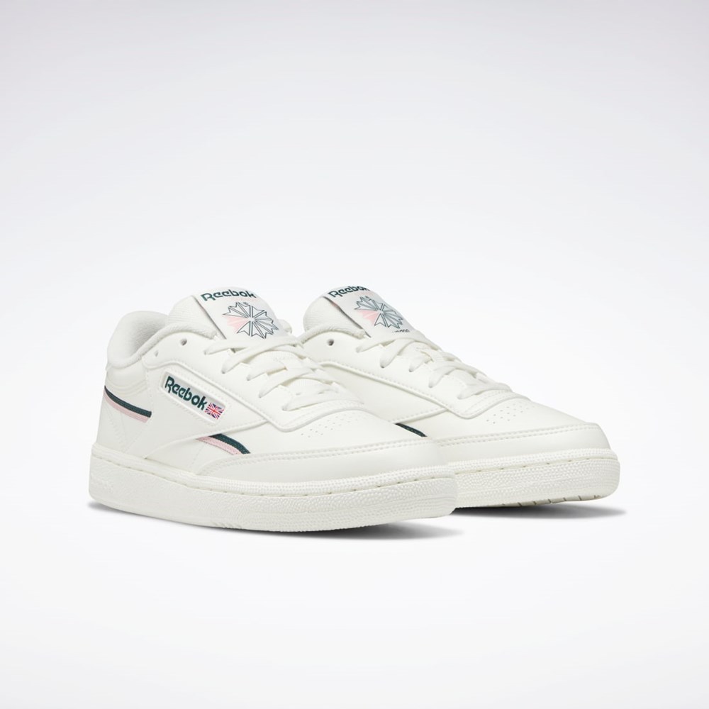 Reebok Club C 85 Vegan Shoes Rosas Verde | 56CGQEITB