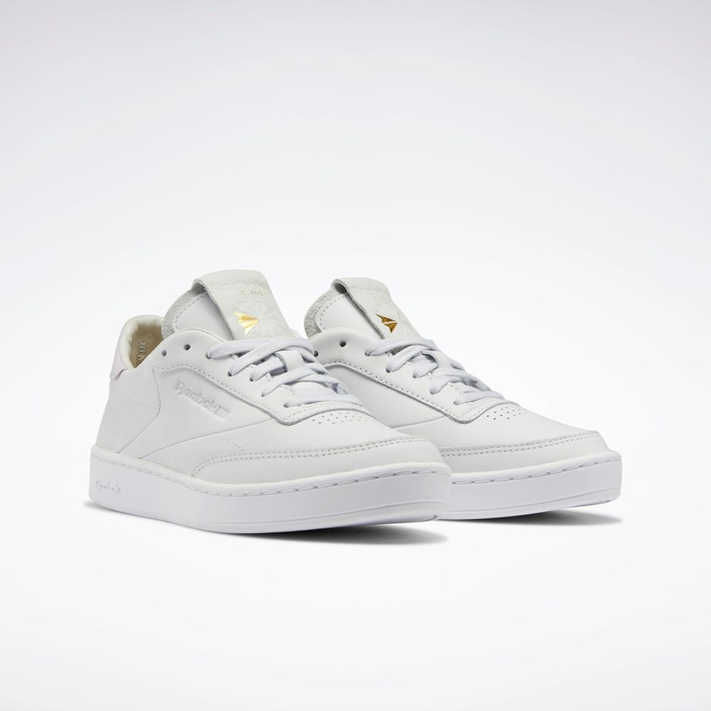 Reebok Club C Clean Shoes Gris Blancas | 28IJDEGWH
