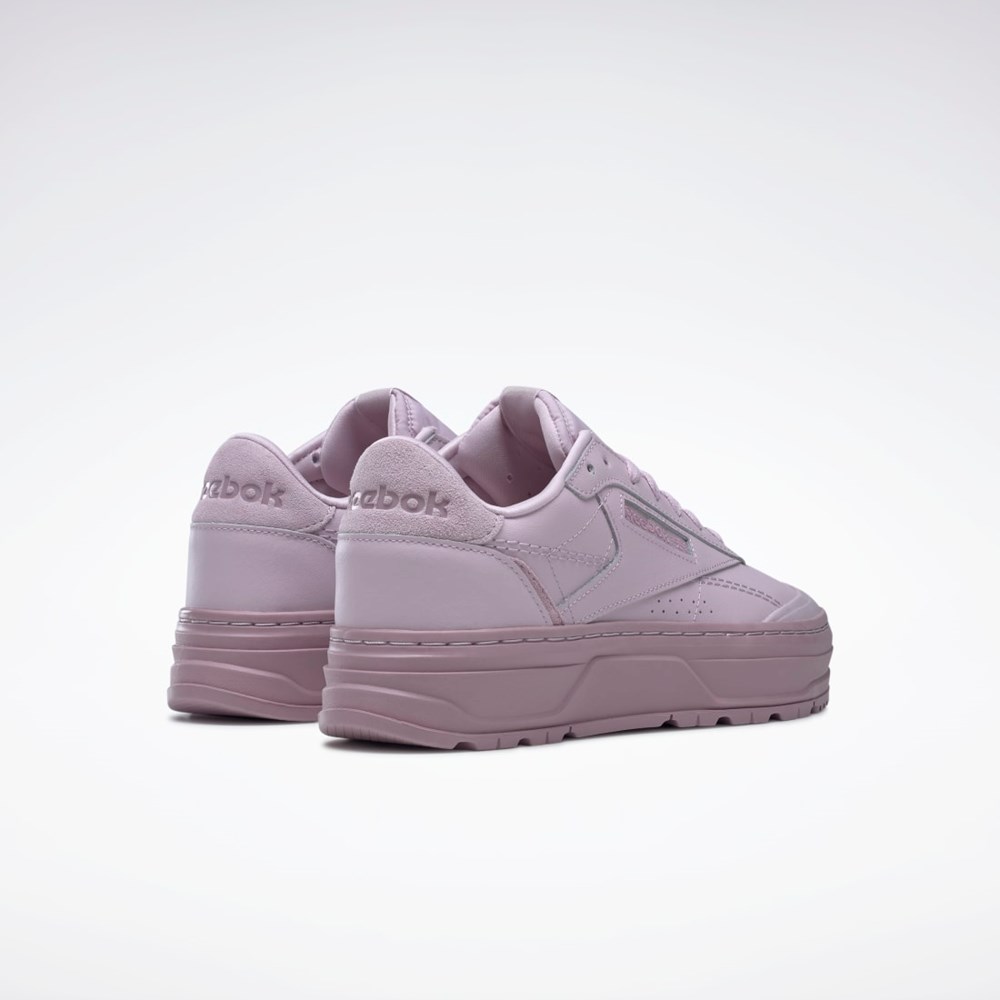 Reebok Club C Double GEO Shoes Moradas Moradas | 64ILGCSAV