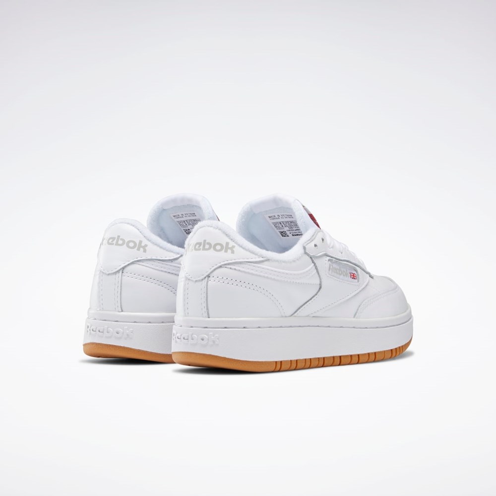 Reebok Club C Double Shoes Blancas Blancas | 51TZXDYUE