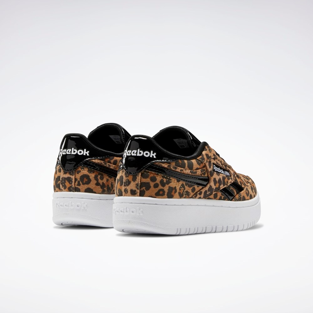 Reebok Club C Double Shoes - Preschool Negras | 93VJHMBKD