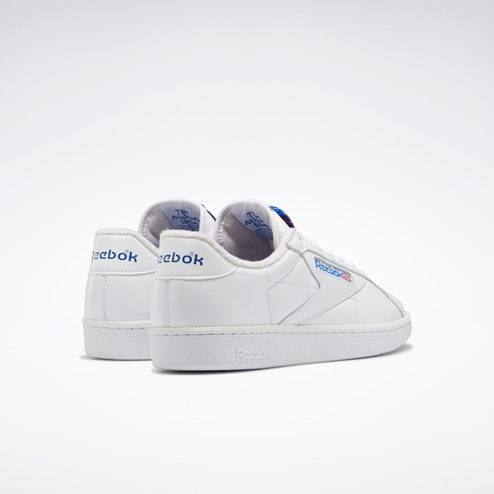Reebok Club C Grounds Shoes Blancas Azules Rojas | 93QWTUKYC