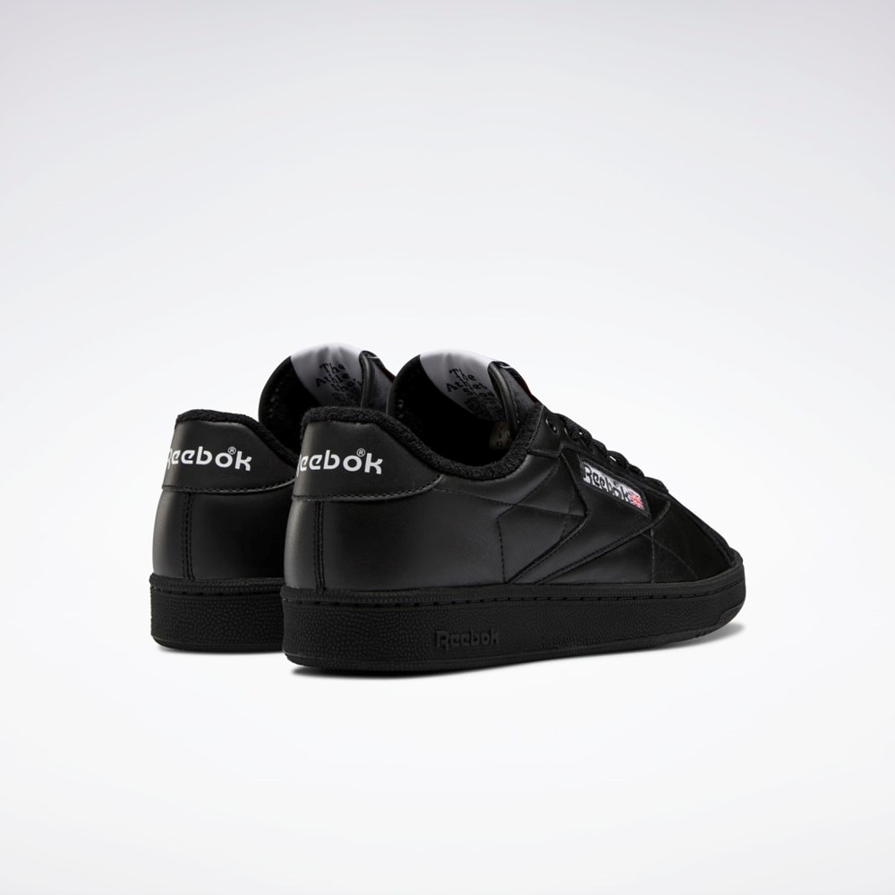 Reebok Club C Grounds Shoes Negras Rojas Negras | 30XANZODL
