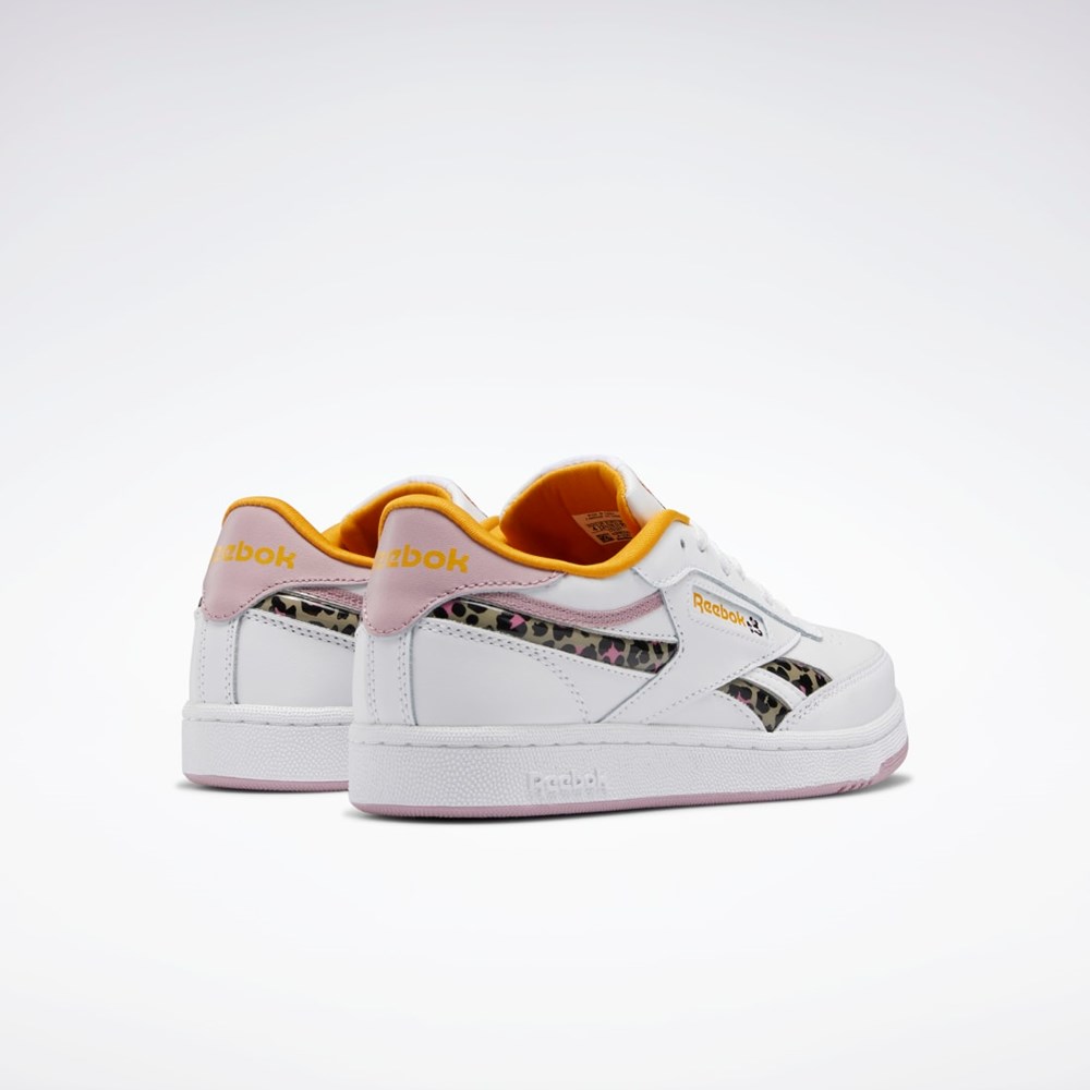 Reebok Club C Revenge Shoes - Grade School Blancas | 83ZOIBDKU