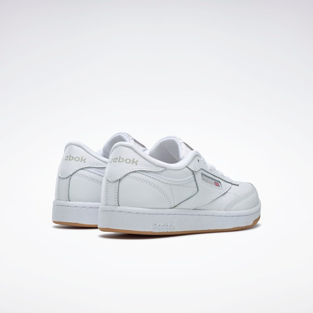 Reebok Club C Shoes - Grade School Blancas | 49KWDUENT