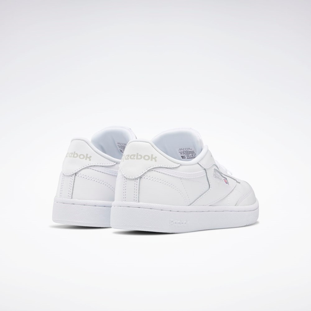 Reebok Club C Shoes - Grade School Blancas Gris | 54DIHQYBL