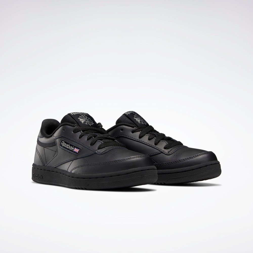 Reebok Club C Shoes - Grade School Negras | 97NFPBQMA