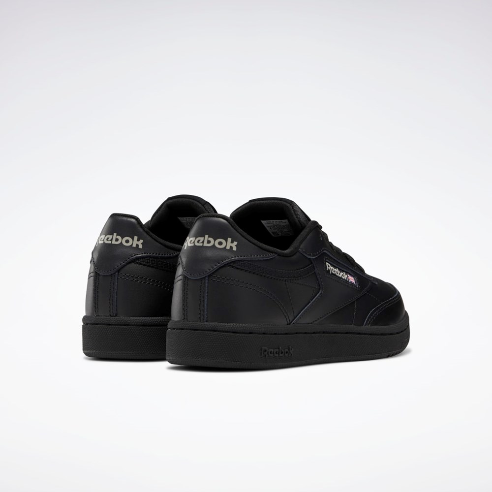 Reebok Club C Shoes - Grade School Negras | 97NFPBQMA
