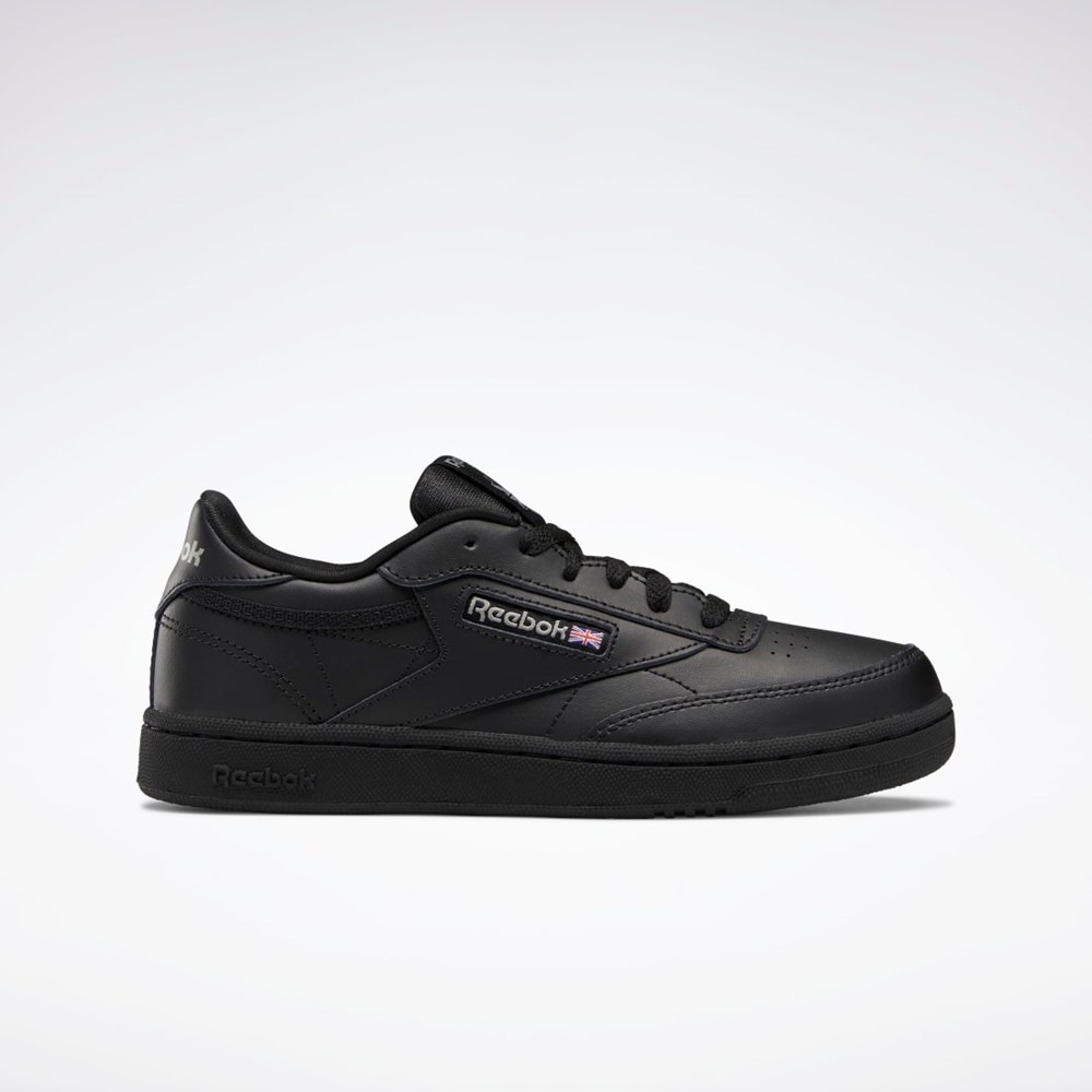 Reebok Club C Shoes - Grade School Negras | 97NFPBQMA