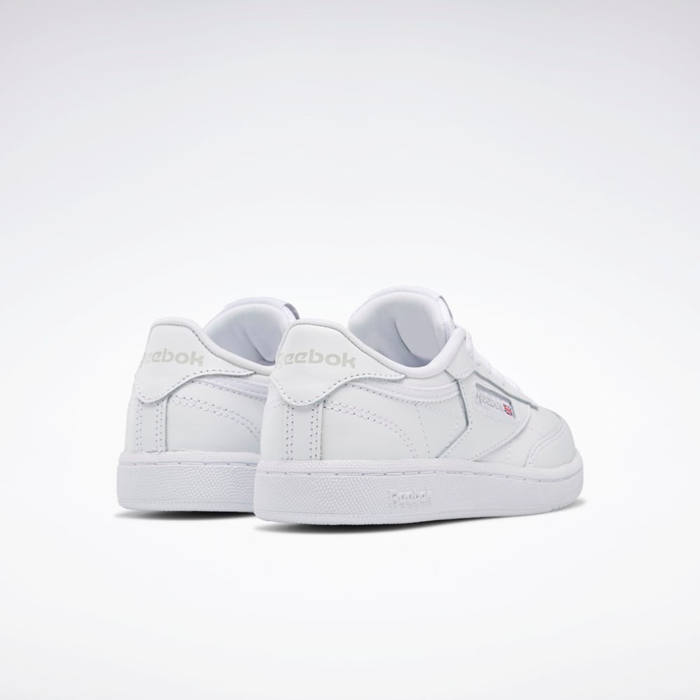 Reebok Club C Shoes - Preschool Blancas Gris | 81OKDEWTL