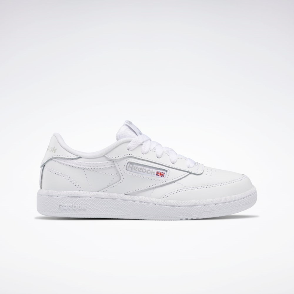Reebok Club C Shoes - Preschool Blancas Gris | 81OKDEWTL