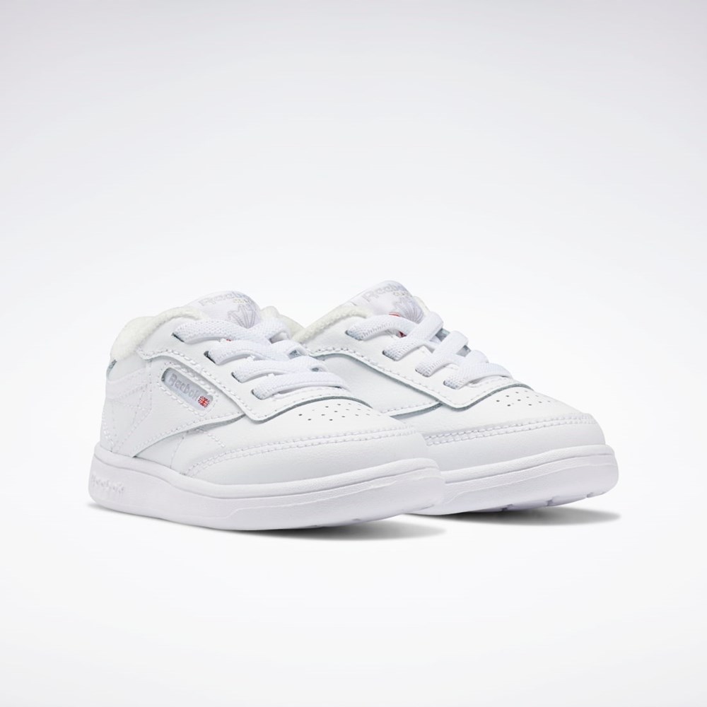 Reebok Club C Shoes - Toddler Blancas Blancas Blancas | 87CATVXLZ