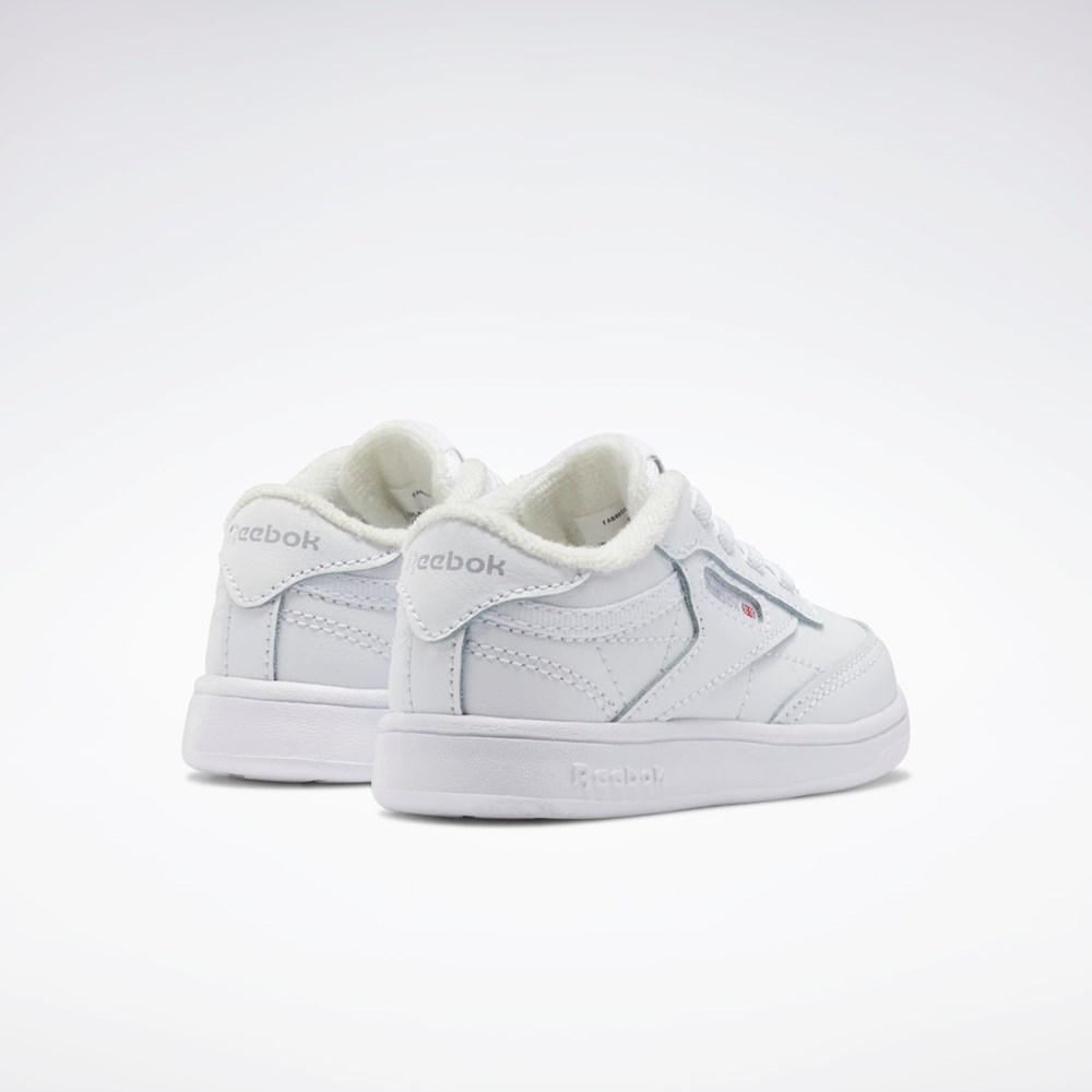 Reebok Club C Shoes - Toddler Blancas Blancas Blancas | 87CATVXLZ