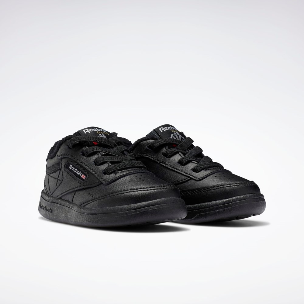 Reebok Club C Shoes - Toddler Negras Negras Negras | 61WEFNJIS