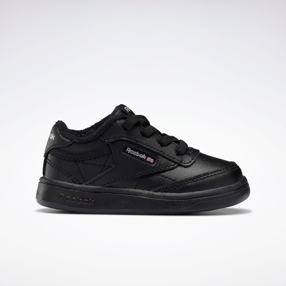 Reebok Club C Shoes - Toddler Negras Negras Negras | 61WEFNJIS