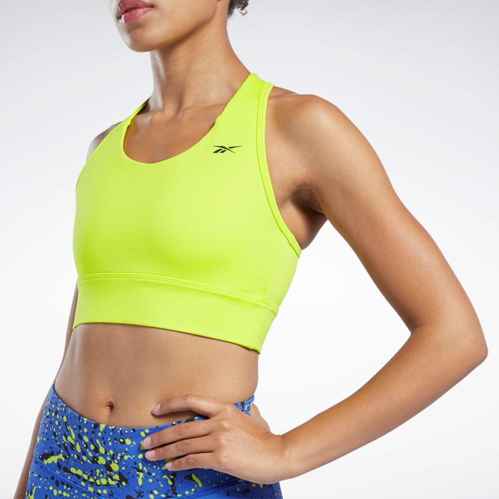 Reebok Correr Essentials High-Impact Bra Amarillo | 18OLYXUJF