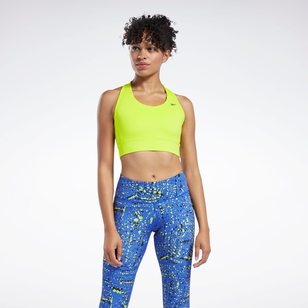 Reebok Correr Essentials High-Impact Bra Amarillo | 18OLYXUJF