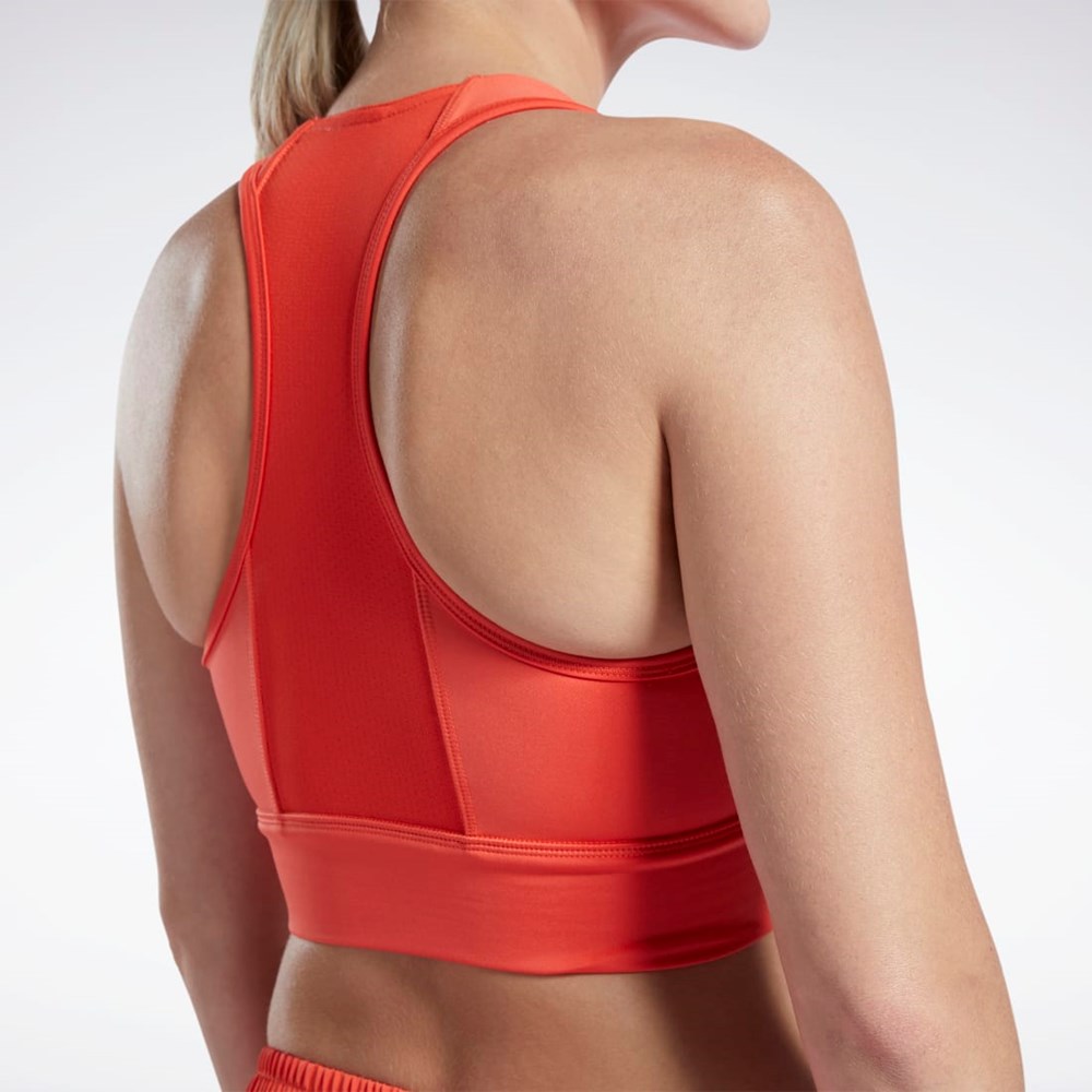 Reebok Correr Essentials High-Impact Bra Rojas | 96HNRZCEW