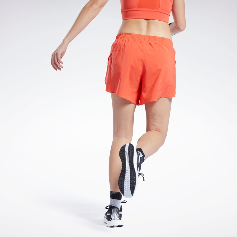 Reebok Correr Shorts Rojas | 36JXGKVUM