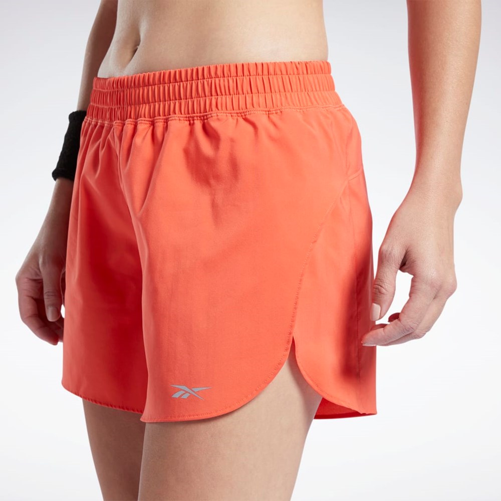 Reebok Correr Shorts Rojas | 36JXGKVUM