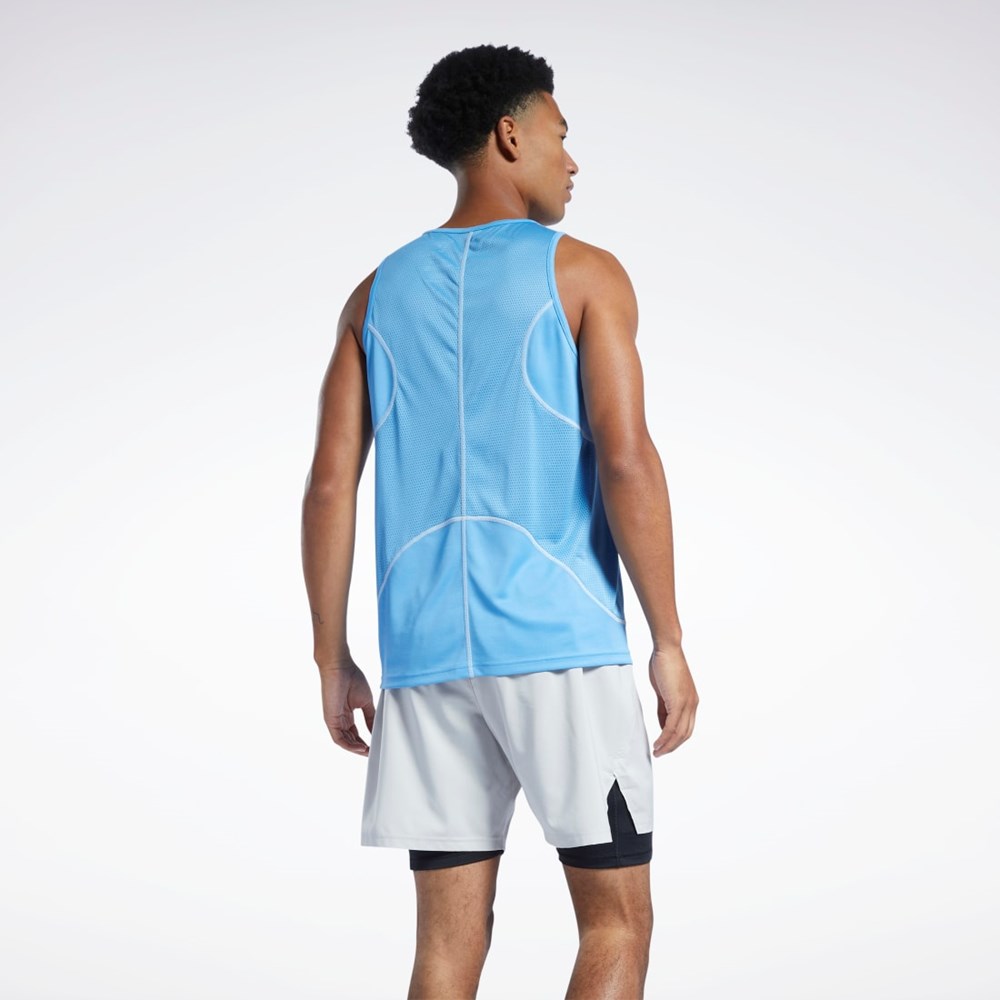 Reebok Correr Speedwick Singlet Azules | 75YOXAMWC