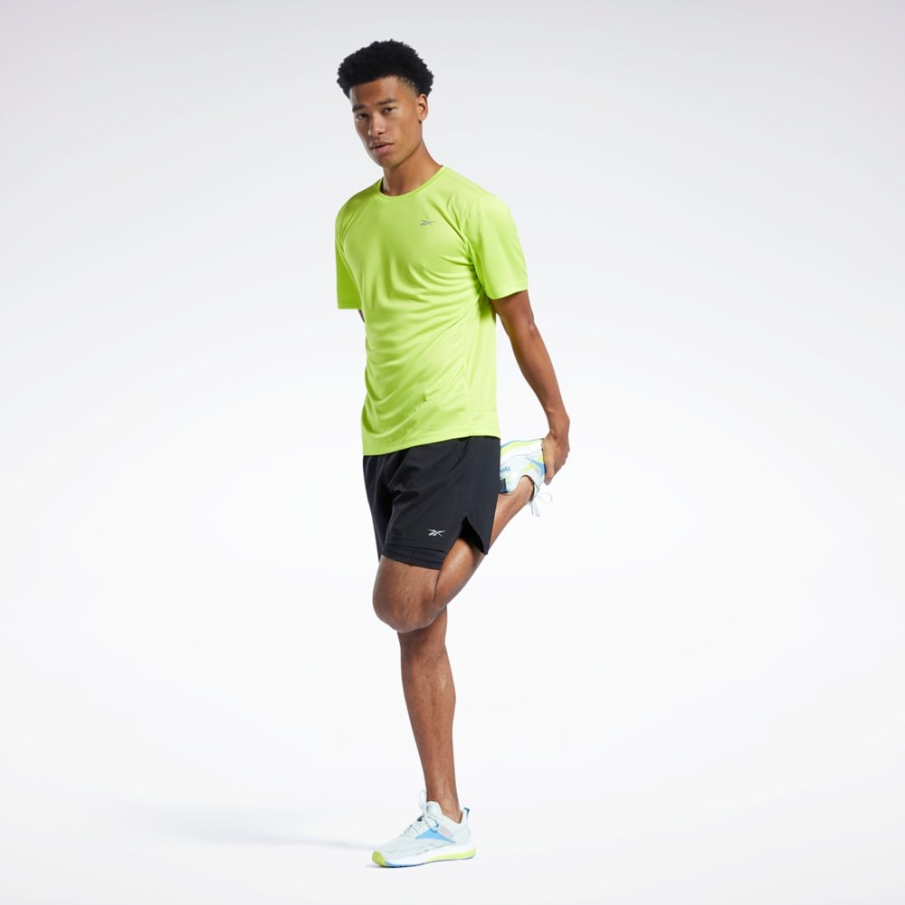 Reebok Correr Speedwick T-Shirt Amarillo | 60AWKGCYJ